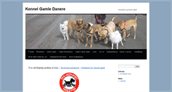 Desktop Screenshot of gamledanere.dk